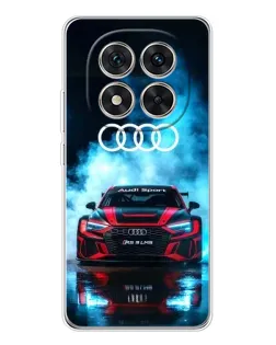 Чехол для Xiaomi Redmi Note 14 Pro с картинкой «Audi Sport — неон»