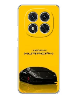 Чехол для Xiaomi Redmi Note 14 Pro с картинкой «Lamborghini Huracan черный»
