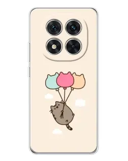 Чехол для Xiaomi Redmi Note 14 Pro с картинкой «Пушин на шариках» Чехол для Xiaomi Redmi Note 14 Pro с картинкой «Пушин на шариках»