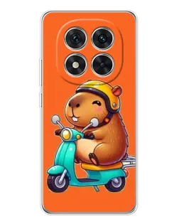 Чехол для Xiaomi Redmi Note 14 Pro с картинкой «Капибара на скутере» Чехол для Xiaomi Redmi Note 14 Pro с картинкой «Капибара на скутере»