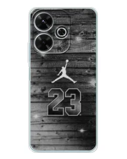 Чехол для Xiaomi Redmi Note 14 SE 5G с картинкой «Jordan Carbon 23»