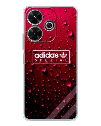 Чехол для Xiaomi Redmi Note 14 SE 5G с картинкой «Adidas Gold Marble»