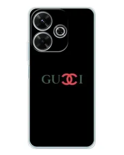 Чехол для Xiaomi Redmi Note 14 SE 5G с картинкой «Gucci — красный градиент» Чехол для Xiaomi Redmi Note 14 SE 5G с картинкой «Gucci — красный градиент»