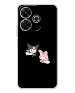 Чехол для Xiaomi Redmi Note 14 SE 5G с картинкой «My Melody и Kuromi»