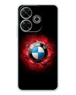 Чехол для Xiaomi Redmi Note 14 SE 5G с картинкой «Логотип BMW — вспышка»
