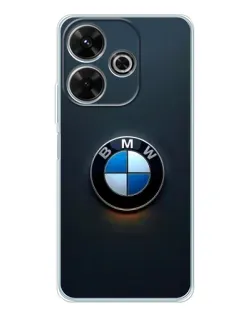 Чехол для Xiaomi Redmi Note 14 SE 5G с картинкой «Логотип BMW — минимализм»