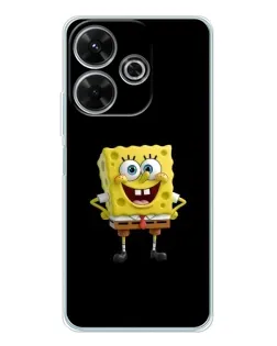 Чехол для Xiaomi Redmi Note 14 SE 5G с картинкой «Классический Губка Боб»