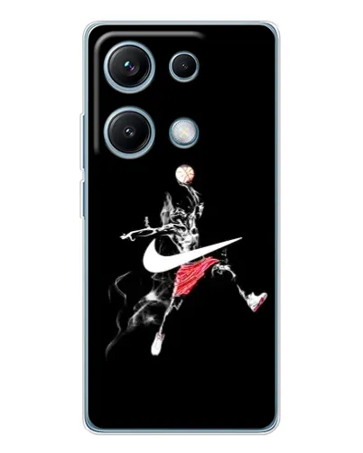 Чехол для Xiaomi Redmi Note 14S с картинкой «Jordan Jumpman» Чехол для Xiaomi Redmi Note 14S с картинкой «Jordan Jumpman»