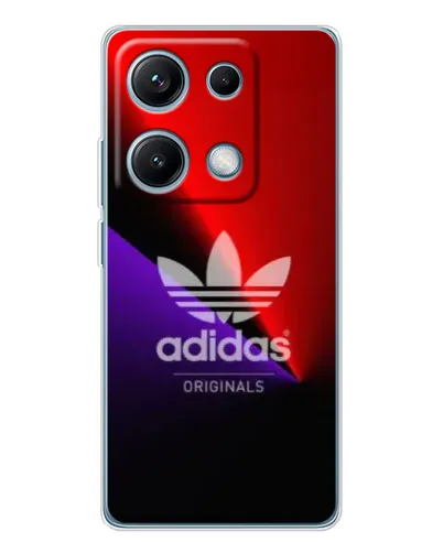 Чехол для Xiaomi Redmi Note 14S с картинкой «Adidas Red Neon»