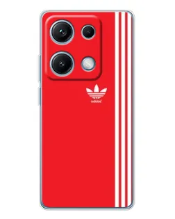 Чехол для Xiaomi Redmi Note 14S с картинкой «Красный минимализм Adidas» Чехол для Xiaomi Redmi Note 14S с картинкой «Красный минимализм Adidas»