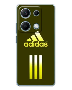 Чехол для Xiaomi Redmi Note 14S с картинкой «Оливковый градиент Adidas»