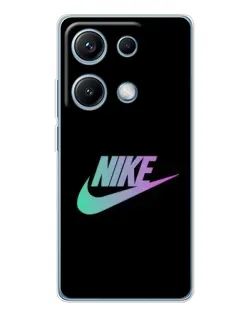 Чехол для Xiaomi Redmi Note 14S с картинкой «Nike — городская ночь»