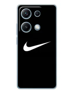 Чехол для Xiaomi Redmi Note 14S с картинкой «Минималистический Найк»