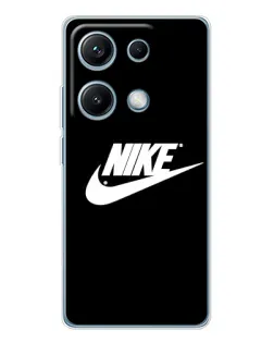 Чехол для Xiaomi Redmi Note 14S с картинкой «Мазки краски Nike»