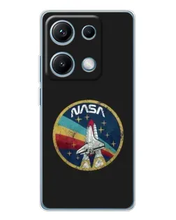 Чехол для Xiaomi Redmi Note 14S с картинкой «NASA — эмблема миссии» Чехол для Xiaomi Redmi Note 14S с картинкой «NASA — эмблема миссии»