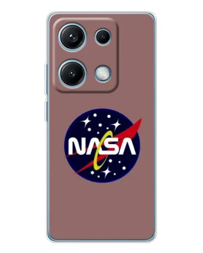Чехол для Xiaomi Redmi Note 14S с картинкой «NASA — ретро космос» Чехол для Xiaomi Redmi Note 14S с картинкой «NASA — ретро космос»