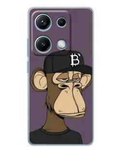 Чехол для Xiaomi Redmi Note 14S с картинкой «Bored Ape в кепке» Чехол для Xiaomi Redmi Note 14S с картинкой «Bored Ape в кепке»
