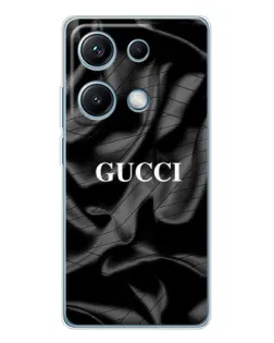 Чехол для Xiaomi Redmi Note 14S с картинкой «Gucci — шелковые волны» Чехол для Xiaomi Redmi Note 14S с картинкой «Gucci — шелковые волны»