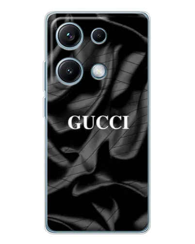 Чехол для Xiaomi Redmi Note 14S с картинкой «Gucci — шелковые волны» Чехол для Xiaomi Redmi Note 14S с картинкой «Gucci — шелковые волны»