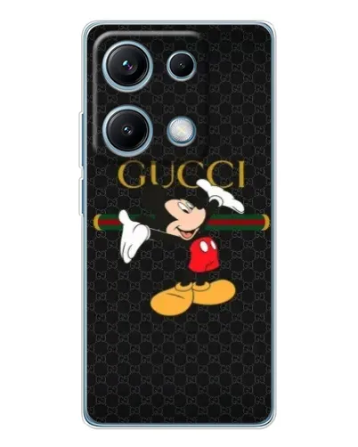 Чехол для Xiaomi Redmi Note 14S с картинкой «Микки Маус Gucci» Чехол для Xiaomi Redmi Note 14S с картинкой «Микки Маус Gucci»
