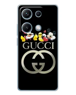 Чехол для Xiaomi Redmi Note 14S с картинкой «Gucci — герои Disney» Чехол для Xiaomi Redmi Note 14S с картинкой «Gucci — герои Disney»