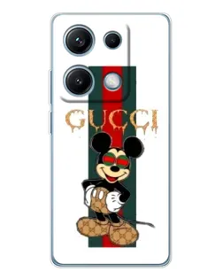Чехол для Xiaomi Redmi Note 14S с картинкой «Микки Маус Gucci — полосы» Чехол для Xiaomi Redmi Note 14S с картинкой «Микки Маус Gucci — полосы»