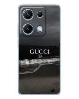 Чехол для Xiaomi Redmi Note 14S с картинкой «Gucci — морской прибой» Чехол для Xiaomi Redmi Note 14S с картинкой «Gucci — морской прибой»