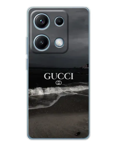Чехол для Xiaomi Redmi Note 14S с картинкой «Gucci — морской прибой» Чехол для Xiaomi Redmi Note 14S с картинкой «Gucci — морской прибой»