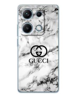 Чехол для Xiaomi Redmi Note 14S с картинкой «Gucci — мраморный шик» Чехол для Xiaomi Redmi Note 14S с картинкой «Gucci — мраморный шик»