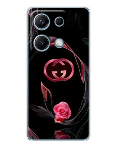 Чехол для Xiaomi Redmi Note 14S с картинкой «Gucci — неоновая роза» Чехол для Xiaomi Redmi Note 14S с картинкой «Gucci — неоновая роза»