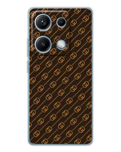 Чехол для Xiaomi Redmi Note 14S с картинкой «Gucci — золотые диагонали» Чехол для Xiaomi Redmi Note 14S с картинкой «Gucci — золотые диагонали»