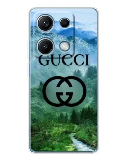 Чехол для Xiaomi Redmi Note 14S с картинкой «Gucci — горный пейзаж» Чехол для Xiaomi Redmi Note 14S с картинкой «Gucci — горный пейзаж»