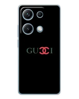 Чехол для Xiaomi Redmi Note 14S с картинкой «Gucci — красный градиент» Чехол для Xiaomi Redmi Note 14S с картинкой «Gucci — красный градиент»