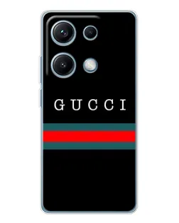 Чехол для Xiaomi Redmi Note 14S с картинкой «Gucci — красный пояс» Чехол для Xiaomi Redmi Note 14S с картинкой «Gucci — красный пояс»