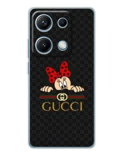 Чехол для Xiaomi Redmi Note 14S с картинкой «Минни Маус Gucci — черный» Чехол для Xiaomi Redmi Note 14S с картинкой «Минни Маус Gucci — черный»