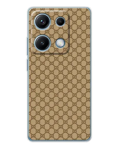 Чехол для Xiaomi Redmi Note 14S с картинкой «Gucci — классический беж» Чехол для Xiaomi Redmi Note 14S с картинкой «Gucci — классический беж»