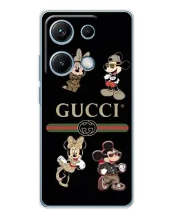 Чехол для Xiaomi Redmi Note 14S с картинкой «Gucci — герои Disney и монограмма» Чехол для Xiaomi Redmi Note 14S с картинкой «Gucci — герои Disney и монограмма»