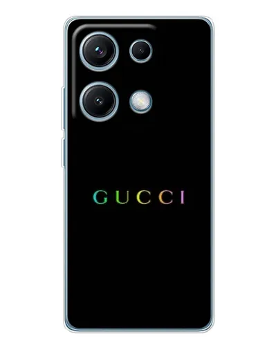 Чехол для Xiaomi Redmi Note 14S с картинкой «Gucci — неоновый минимализм» Чехол для Xiaomi Redmi Note 14S с картинкой «Gucci — неоновый минимализм»