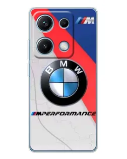 Чехол для Xiaomi Redmi Note 14S с картинкой «BMW Performance стиль»