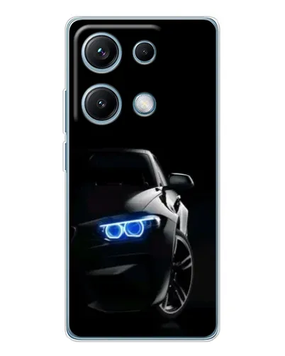 Чехол для Xiaomi Redmi Note 14S с картинкой «BMW — ночной взгляд» Чехол для Xiaomi Redmi Note 14S с картинкой «BMW — ночной взгляд»