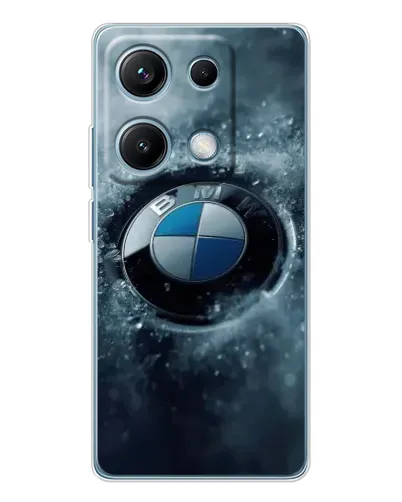 Чехол для Xiaomi Redmi Note 14S с картинкой «Логотип BMW — лед» Чехол для Xiaomi Redmi Note 14S с картинкой «Логотип BMW — лед»