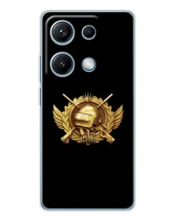 Чехол для Xiaomi Redmi Note 14S с картинкой «PUBG — оранжевый градиент» Чехол для Xiaomi Redmi Note 14S с картинкой «PUBG — оранжевый градиент»