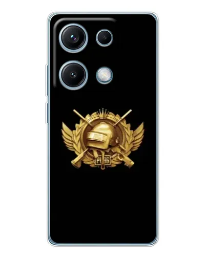 Чехол для Xiaomi Redmi Note 14S с картинкой «PUBG — оранжевый градиент» Чехол для Xiaomi Redmi Note 14S с картинкой «PUBG — оранжевый градиент»