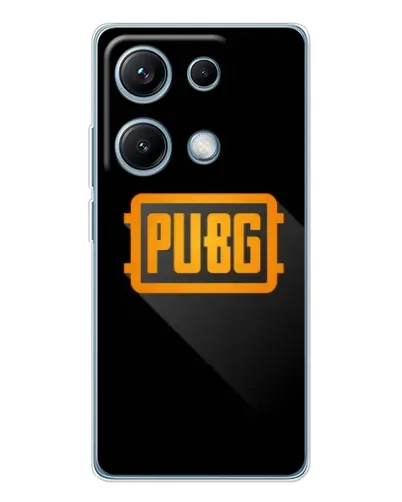 Чехол для Xiaomi Redmi Note 14S с картинкой «PUBG — рамка лого» Чехол для Xiaomi Redmi Note 14S с картинкой «PUBG — рамка лого»
