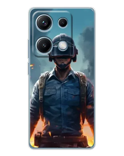 Чехол для Xiaomi Redmi Note 14S с картинкой «PUBG — реалистичный герой» Чехол для Xiaomi Redmi Note 14S с картинкой «PUBG — реалистичный герой»