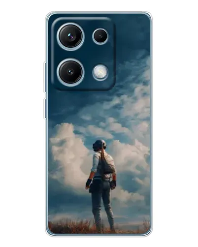 Чехол для Xiaomi Redmi Note 14S с картинкой «Герой PUBG на скале» Чехол для Xiaomi Redmi Note 14S с картинкой «Герой PUBG на скале»