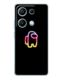 Чехол для Xiaomi Redmi Note 14S с картинкой «Among Us градиент»