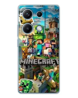 Чехол для Xiaomi Redmi Note 14S с картинкой «Замок Minecraft» Чехол для Xiaomi Redmi Note 14S с картинкой «Замок Minecraft»