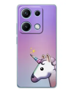 Чехол для Xiaomi Redmi Note 14S с картинкой «Единорог градиент» Чехол для Xiaomi Redmi Note 14S с картинкой «Единорог градиент»