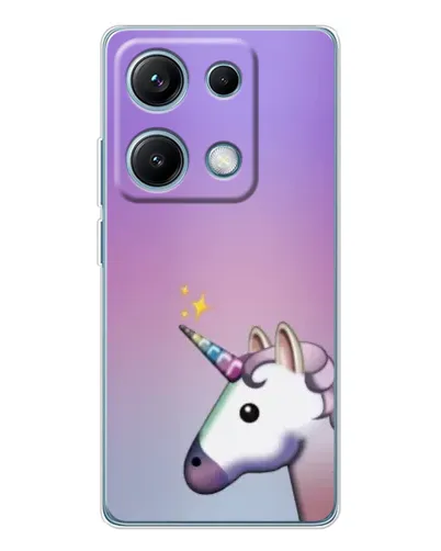 Чехол для Xiaomi Redmi Note 14S с картинкой «Единорог градиент»